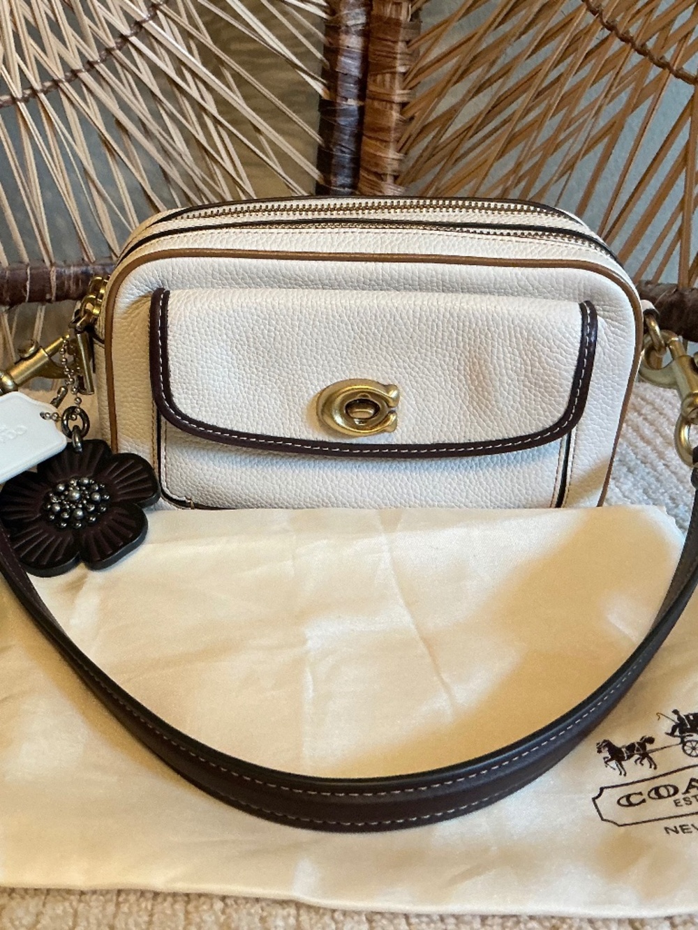 COACH ReLoved Willow Camera Bag B2111-C0695 Colorblock with extras!